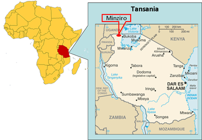 Minziro liegt im Nordosten von Tansania.